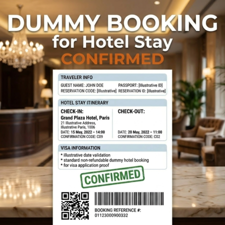 dummy hotel booking