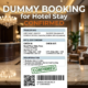 dummy hotel booking